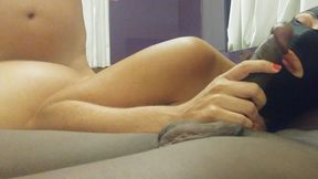 As Hubby's thick BBC ravages my Wife's eager slit &mdash;  I slur her moans in ecstasy