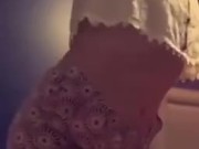 Bored Sissy Katie Girl Stripping