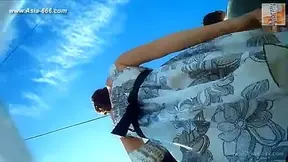 peeping blonde amateur upskirt.3