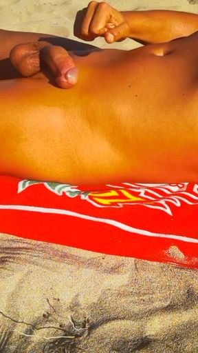 Desperately Want To Cum After A Whole Day Watching Teens On The Nude Beach   Clip 1