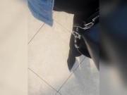 Je réalise le défi de mon abonné : me goder dans une cabine d'essayage