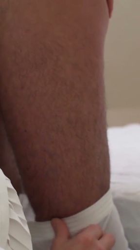 Older Mormon initiates younger gay and pleases his cock   Clip 1