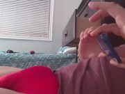 Playing In Sexy Red Bikini Briefs Part 2