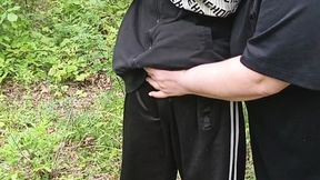 Stepmom Sucks My Dick in a Park and Swallows Cum