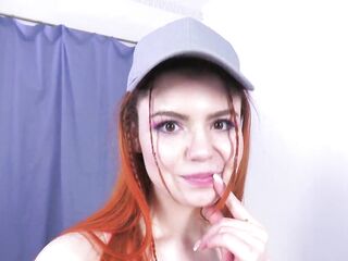 19yo Redhead Kitsune Liss and Cum in Throat