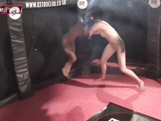 Angel Long and Liz Rainbow - lesbian - blonde - brunette - mma - face sitting - scissoring - belt on - masturbation