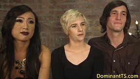 Dominating ts cocksucked and rimmed by subs