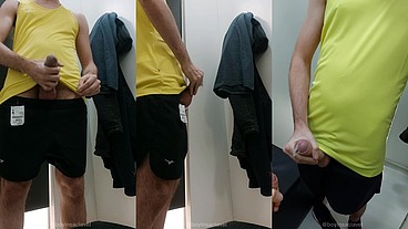 Gozando no provador