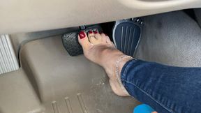 Big Foot Pedal Driving Barefoot