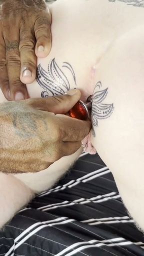 I showed my wife how and what I do to eat an ass until I get wet   Clip 1