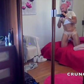 French Stepdaddy fucked barebakcby young straight dude