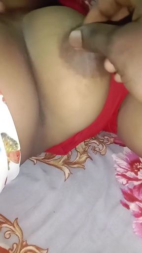 I stroked my wife's thick pussy.Part 1   Clip 2