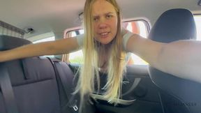 stuck in the car window - and you take your chance..