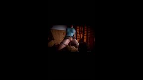 Hotty brunette Lara expands her big tits while riding cock in 3D POV