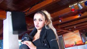 Long black hair girl loves big cock in mouth loves in pussy
