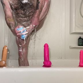 Shower before toy play. Part 1 of 2.