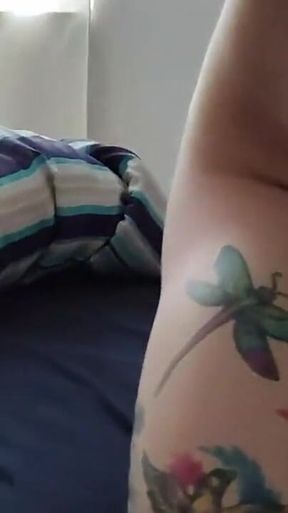 Little Camie Uses My Massive Load of Cum as Lube to Play with Her Dildo