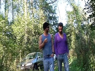 Picked up Doxy From France Double Permeated in Outdoor 3some