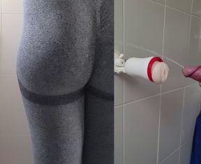 Fuck, piss and cum on my fake pussy!
