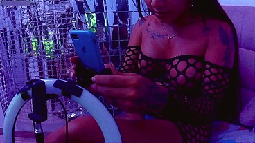 TS Angelique Monroe - Webcam show from April 30, 2024