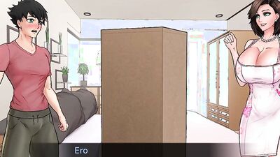 Experience the ultimate hentai porn game with a full-bosomed MILF