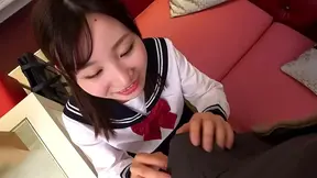 Band Girl's Passionate Blowjob Leads To Unexpected Cunt Climax With Dark-Haired Guy