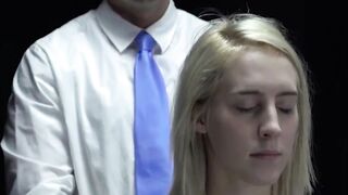 GirlMormons.com - Sweet Mormon teen's pro-level handling of three hard dicks