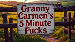 Granny Carmen's Slutty Dildo Play, Pussy Licking & Missionary Fucking Orgasms