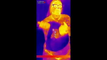 Sports Bra Try-On, Boob Bounce Tests, Naked Twerk Tease THERMAL POV (4K Portrait)