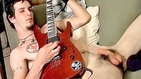 Naked Rocker Jacks His Meat - Axel
