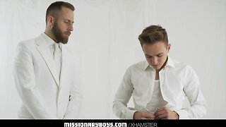 Missionaryboyz - stern priest plows a teenager missionary teenager