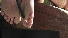 Dirty feet need discipline before reward
