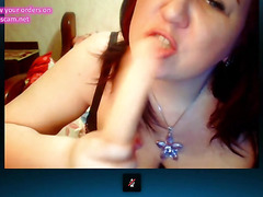 Fat ukrainian girl on skype