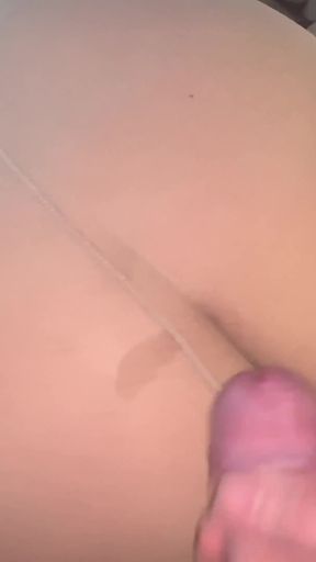 Emotional moment from &quot;Cum on nylon ass&quot;