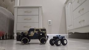 crush toys under you
