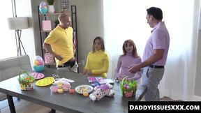 Naughty Katie Kush and Cecelia Taylor lick our dicks and balls