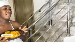 My Chef Brought My Lunch but I Insisted She Serve Me Her Wet Pussy First for Apitizer