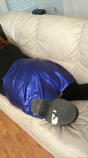 Nurse Vicki Models Her Sexy Outfit Ending with a Candy Cane for Christmas!