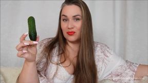 You Are My Dirty Slut Playing With Cucumbers (1080p HD)