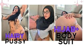 Hijab + Hairy Pussy
