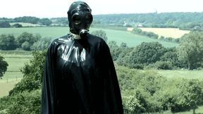 Latex Girl In Heavy Rubber Outfit Masturbates Outdoor - Part 1 of 2
