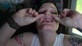 Toothless Throat Training with Big Dildo