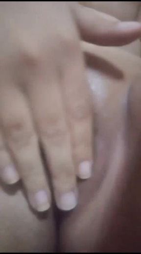 Horny Girl Wet Pussy Fingering Close Up