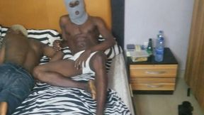 giving my boyfriend a bj and his friends joined