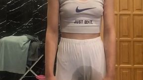 Helena wets the same pants 3 times
