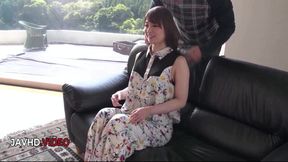 Passionate Asian babe gives japanese blowjob ahead intense fuck session