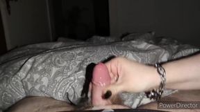 ChubbycoupleDE's Long Nails Handjob Compilation - She Finishes with a Huge Cumshot