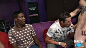 Real amateur party ends in blowjob