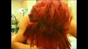 This Redhead Sucks Cock Greedily