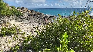 I CHOOSE A BLACK STRANGER WITH A HUGE BBC TO FUCK ME AT THE BEACH !